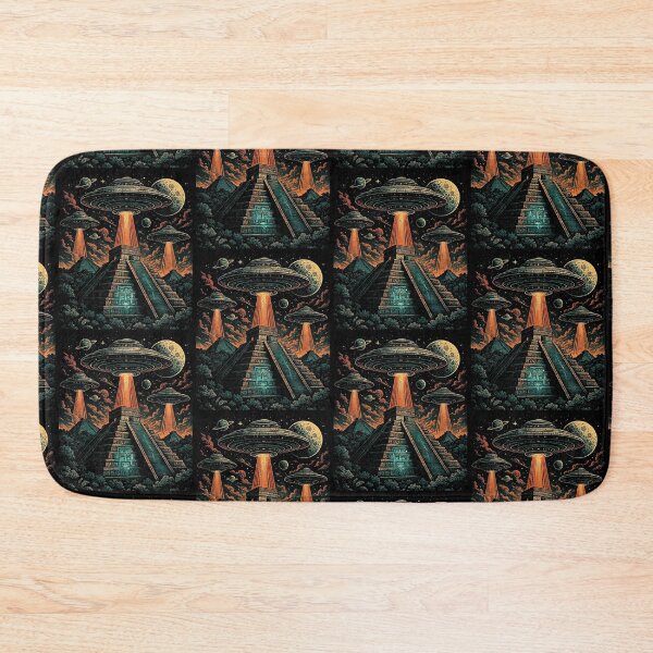Item preview, Ancient Pyramids & UFOs – Cosmic Mystery designed and sold by Dogandesighn.