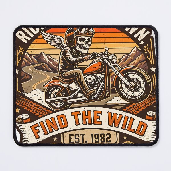 Item preview, Vintage Biker Skull Motorcycle Retro T Shirt designed and sold by André Ramos Ielo.