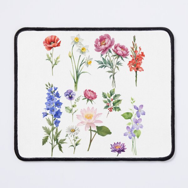 Item preview, watercolor flowers designed and sold by Jack W Art.