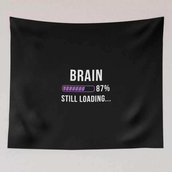 Item preview, Brain Still Loading Funny Overthinker T-Shirt Anxiety Humor Gift Thinker Tee designed and sold by TongTang.