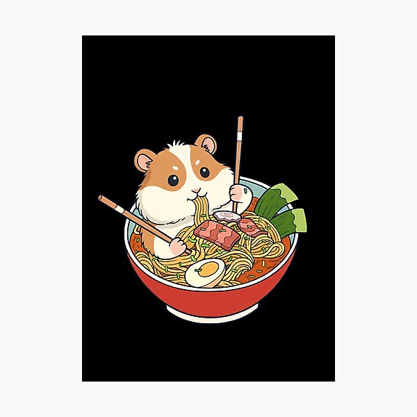 Item preview, Funny Hamster Japanese Ramen Noodles Bowl Zoo Boys Girls Kids designed and sold by rafaeltto.