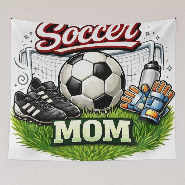 Item preview, Proud Soccer Mom Game Day Graphic designed and sold by YasminTaha.
