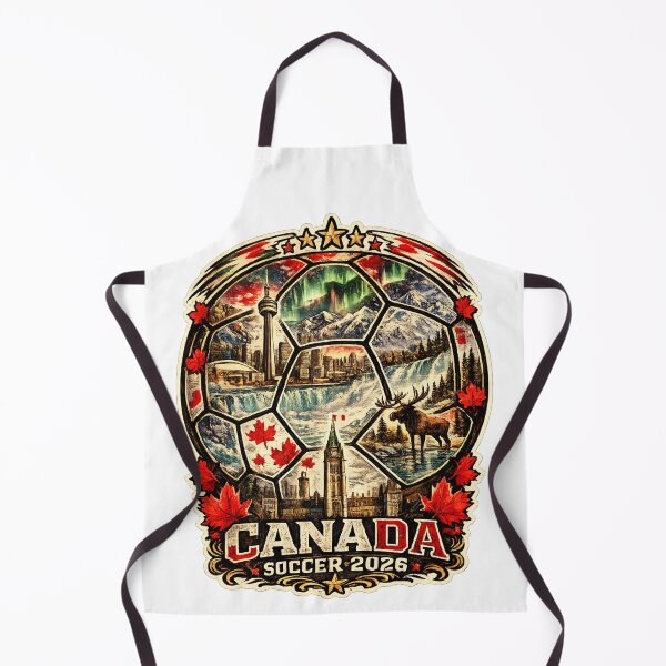 Item preview, Canada Soccer Shirt - Canadian Landmarks Football Gift for Canada Fans designed and sold by UrbanPrintVibes.