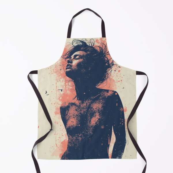 Item preview, Emotional Watercolour Dark Art Portrait - Ascend in Silence designed and sold by ERODED SELF.