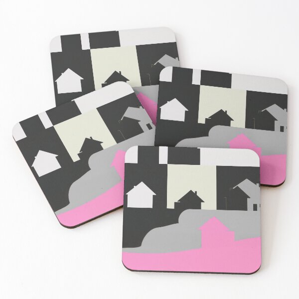 Item preview, Minimalist village in gray designed and sold by uunaa.