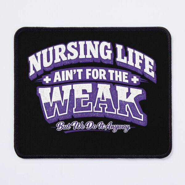 Item preview, Nursing Life Aint For The Weak Funny Nurse Gift RN Typography T-Shirt designed and sold by VaultVibes.