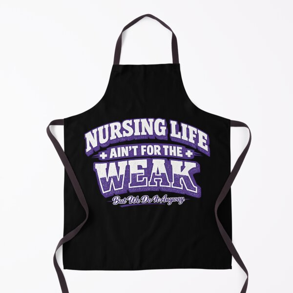Item preview, Nursing Life Aint For The Weak Funny Nurse Gift RN Typography T-Shirt designed and sold by VaultVibes.