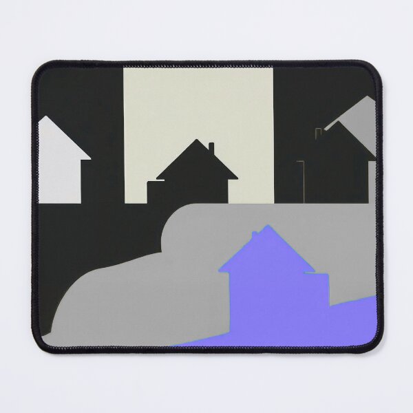 Item preview, Minimalist village in violet designed and sold by uunaa.