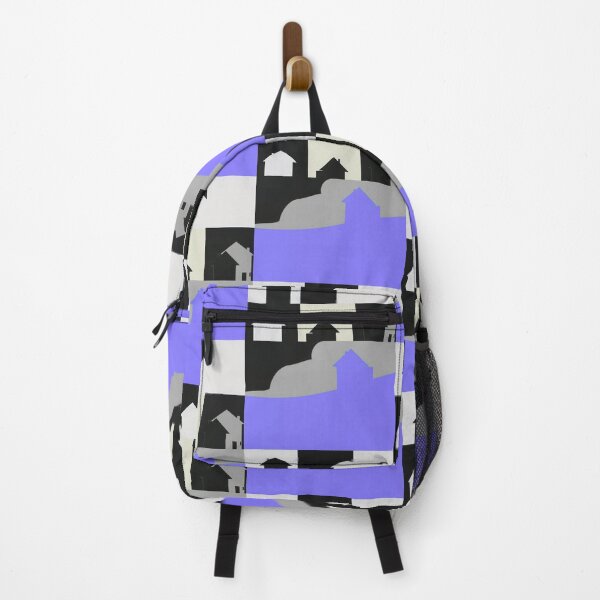 Item preview, Minimalist village in violet designed and sold by uunaa.