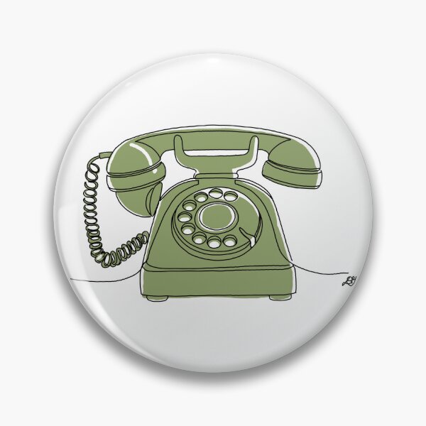Item preview, Rotary Phone Vintage Line Art Print designed and sold by Evil B Creative.