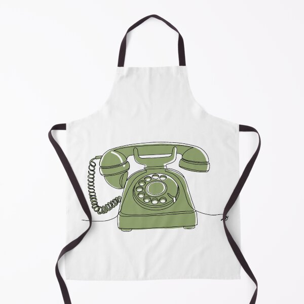 Item preview, Rotary Phone Vintage Line Art Print designed and sold by Evil B Creative.