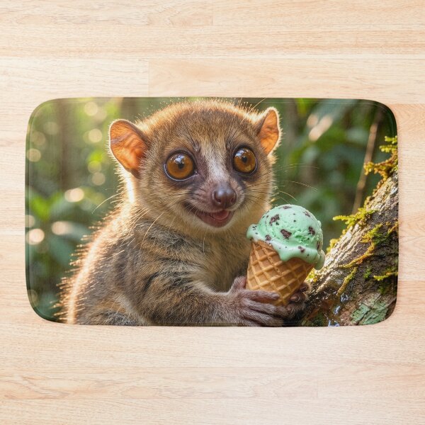 Item preview, Madame Berthe's Mouse Lemur Has an Ice Cream Cone designed and sold by Tridentulus.