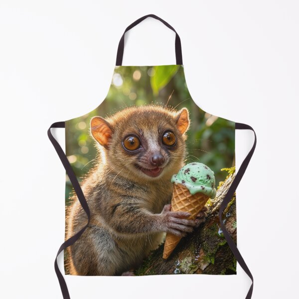 Item preview, Madame Berthe's Mouse Lemur Has an Ice Cream Cone designed and sold by Tridentulus.