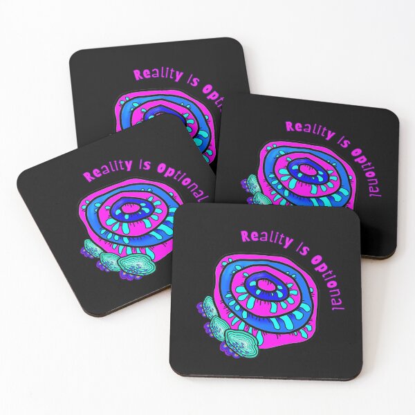 Item preview, Reality Is Optional - Psychedelic Abstract Weirdcore Art designed and sold by PatykArt.
