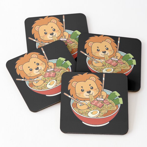 Item preview, Funny Lion Japanese Ramen Noodles Bowl Zoo Boys Girls Kids designed and sold by rafaeltto.