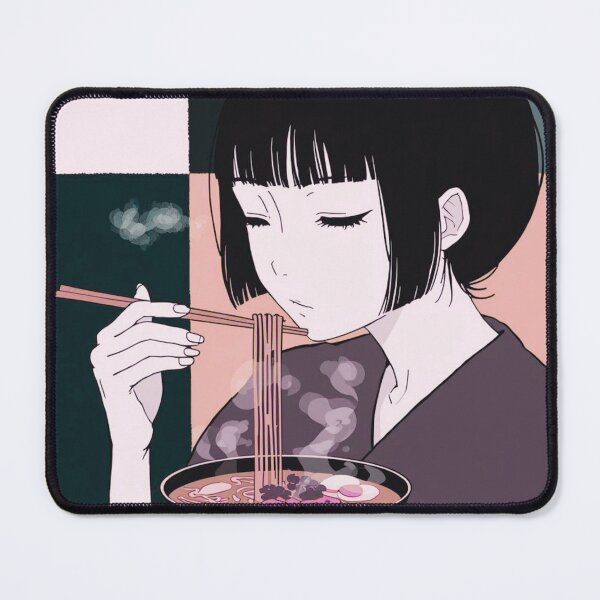 Item preview, Girl eating ramen designed and sold by uunaa.