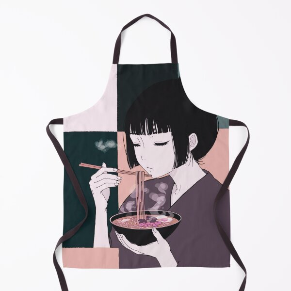 Item preview, Girl eating ramen designed and sold by uunaa.