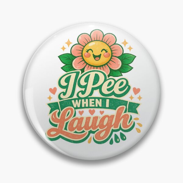 Item preview, I Pee When I Laugh Retro T-Shirt Design  designed and sold by MerchlyMike.