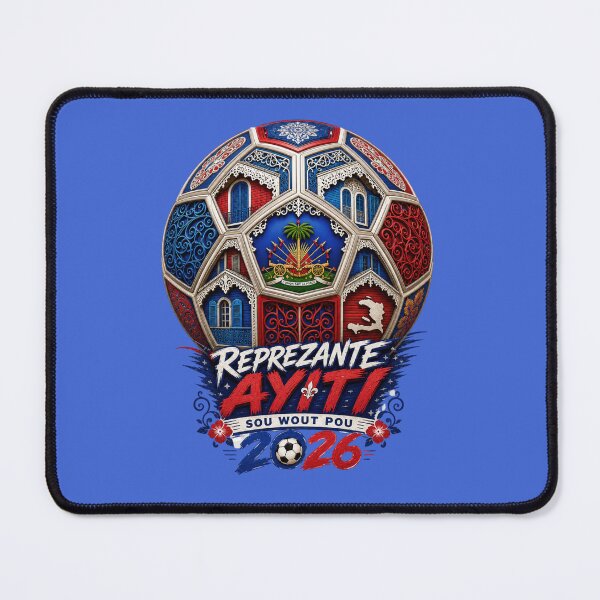 Item preview, Haiti Soccer World Cup 2026 Design designed and sold by BrickByDream.