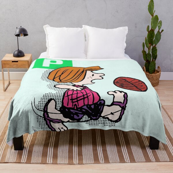 Item preview, Peppermint Patty Retro Comic Sports Football Girl Pop Art designed and sold by Schulz Lightprint Studio.