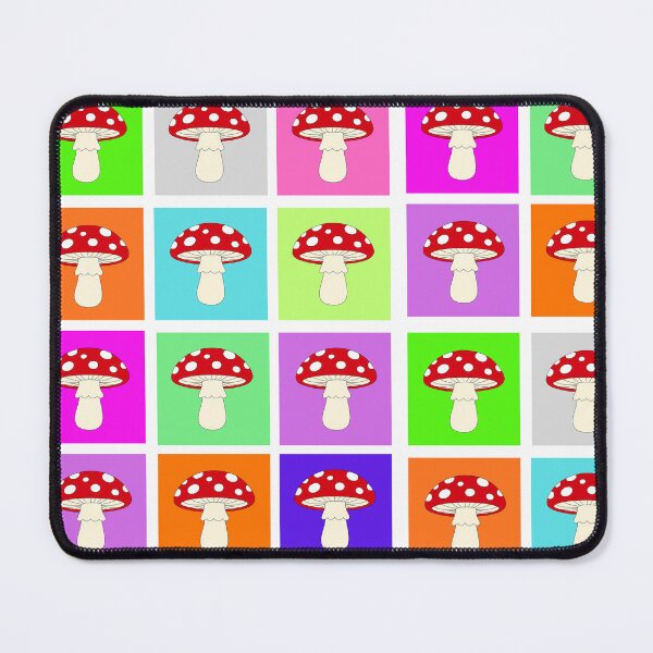 Item preview, Rainbow Patchwork Mushrooms designed and sold by uunaa.