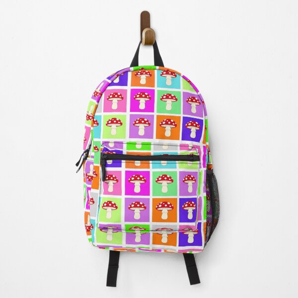 Item preview, Rainbow Patchwork Mushrooms designed and sold by uunaa.