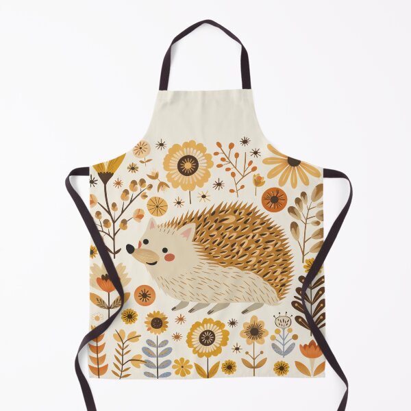 Item preview, Scandinavian Folk Art, Floral Hedgehog designed and sold by xiao xuans.