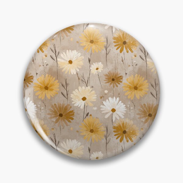 Item preview, Ornamental Daisy Print  - Birth Flower Pattern   - Birthday Gifts For Dad designed and sold by RoyalStarsPatts.
