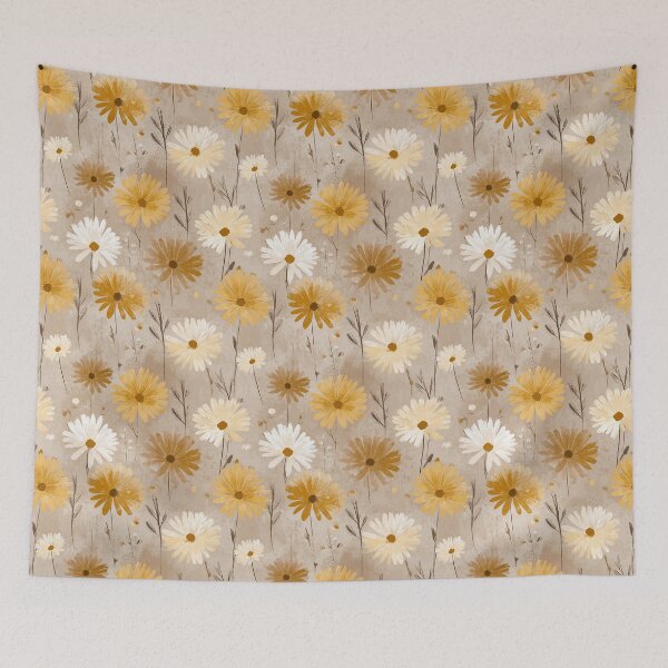 Item preview, Ornamental Daisy Print  - Birth Flower Pattern   - Birthday Gifts For Dad designed and sold by RoyalStarsPatts.