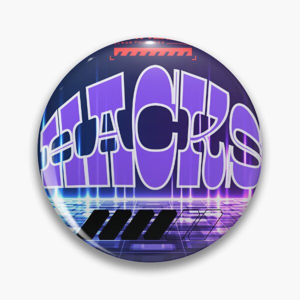 Item preview, Cyberpunk HACKS Glitch Art Tech Typography Design designed and sold by Aesthetic Joy Studio.