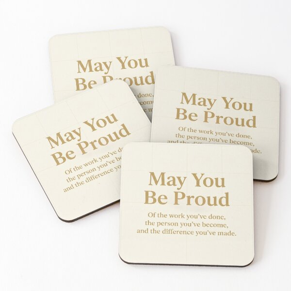 Item preview, May You Be Proud – Inspirational Leather Journal Cover Design designed and sold by DmaarGroup.