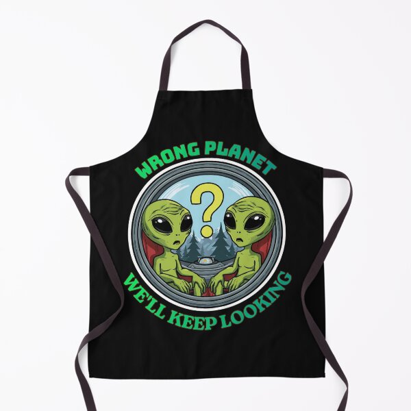 Item preview, Wrong Planet – We'll Keep Looking | Alien Humor Sticker designed and sold by DonaFada.