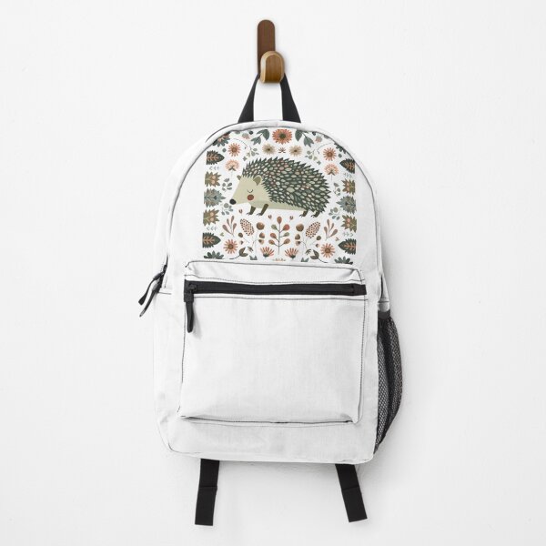 Item preview, Scandinavian Folk Art, Floral Hedgehog  designed and sold by xiao xuans.