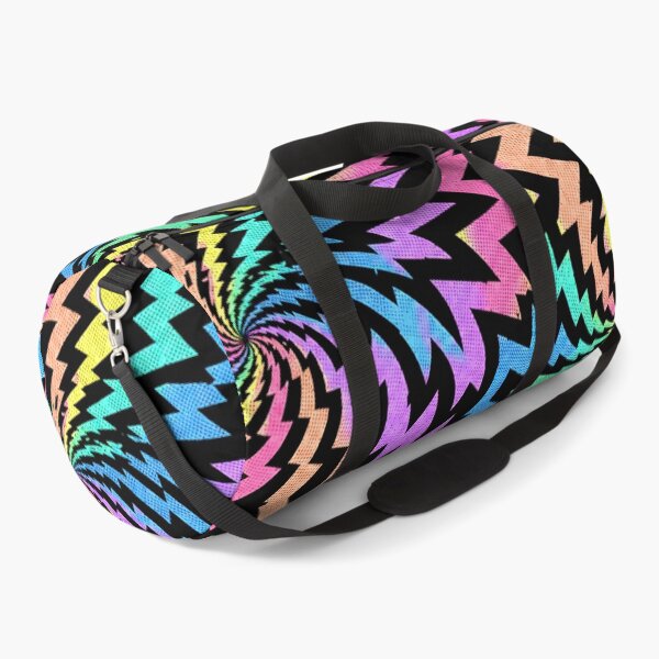 Item preview, Pastel Neon Rainbow Zigzag Rave Comic Pattern designed and sold by BeJolley.