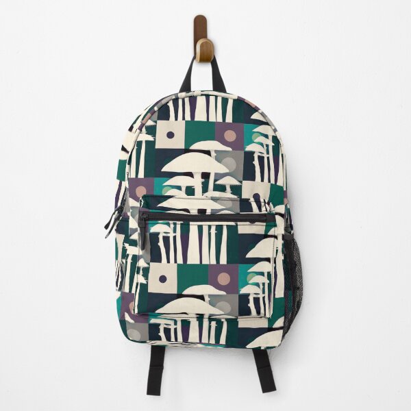Item preview, Minimalist mushrooms on green designed and sold by uunaa.