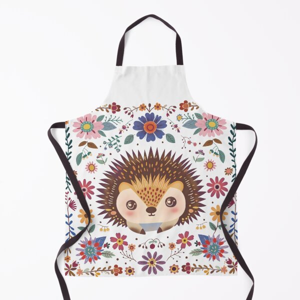 Item preview, Scandinavian Folk Art, Floral Hedgehog designed and sold by xiao xuans.