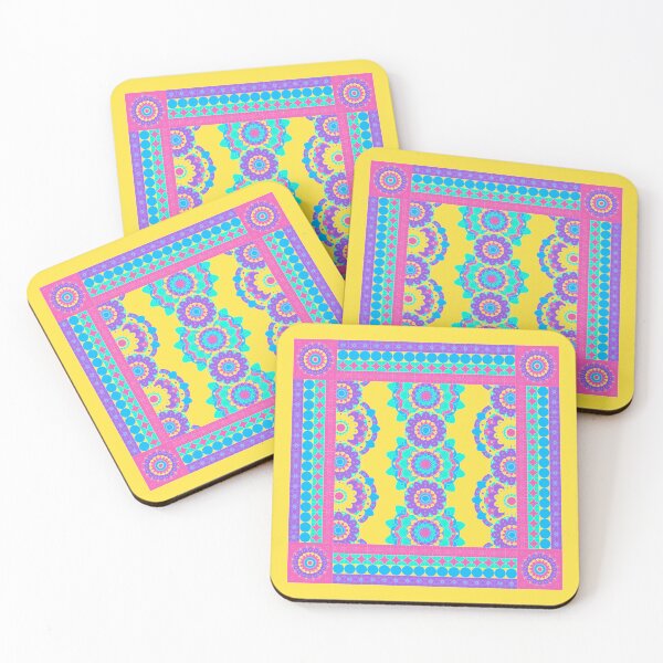 Item preview, Psychedelic Summer Kaleidoscope Border Design designed and sold by findlost.