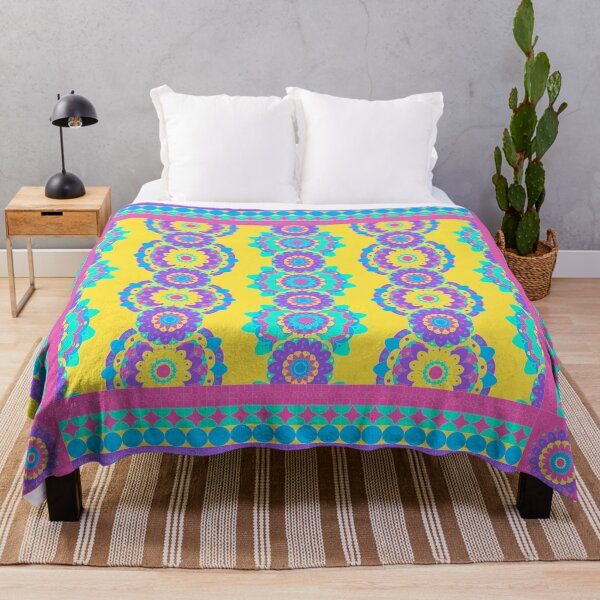 Item preview, Psychedelic Summer Kaleidoscope Border Design designed and sold by findlost.