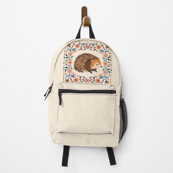 Item preview, Scandinavian Folk Art, Floral Hedgehog  designed and sold by xiao xuans.