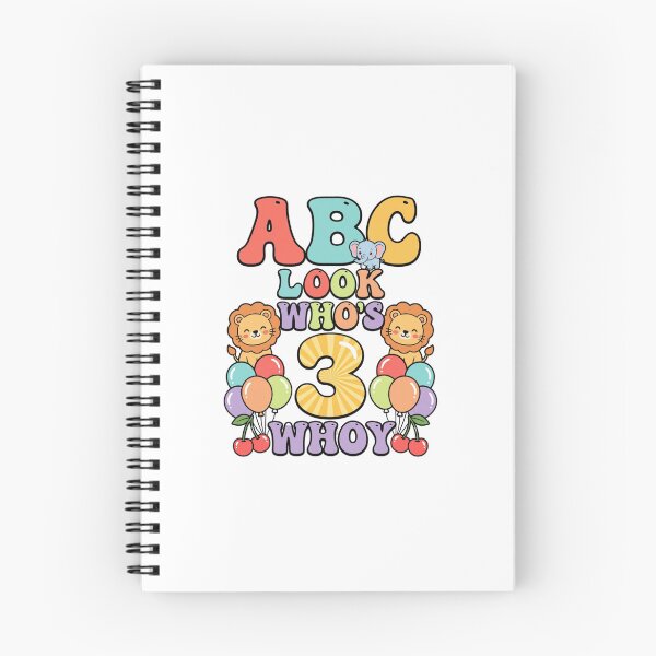 Item preview, funny abc 3 year old birthday designed and sold by ArtDesignTp.