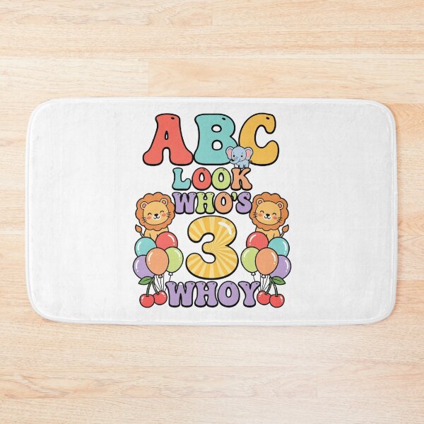 Item preview, funny abc 3 year old birthday designed and sold by ArtDesignTp.
