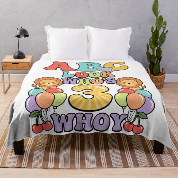 Item preview, funny abc 3 year old birthday designed and sold by ArtDesignTp.
