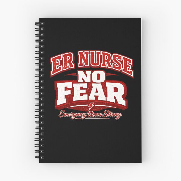 Item preview, ER Nurse No Fear Emergency Room Strong Funny RN Gift T-Shirt designed and sold by VaultVibes.