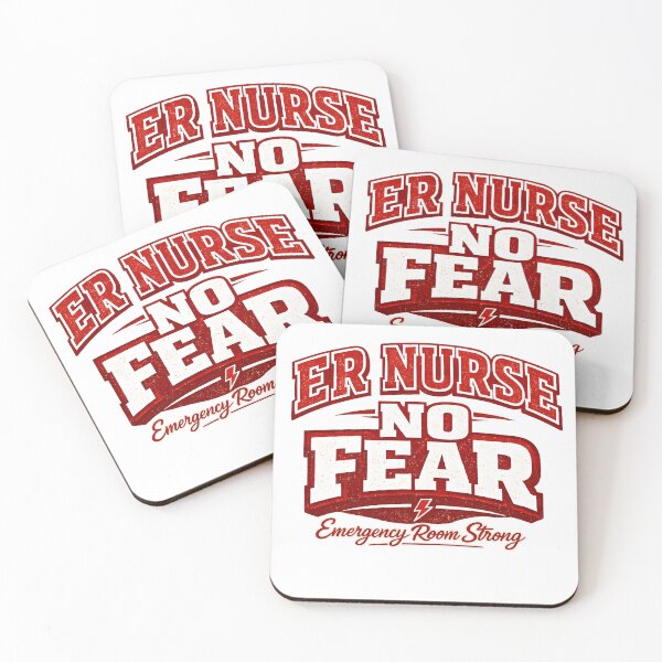 Item preview, ER Nurse No Fear Emergency Room Strong Funny RN Gift T-Shirt designed and sold by VaultVibes.