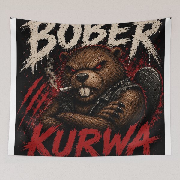 Item preview, Bober Kurwa - No Mercy. No Retreat designed and sold by Dusk & Dawn Apparel.