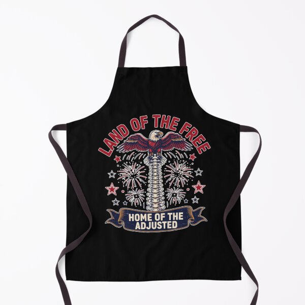 Item preview, Land of the Free Home of the Adjusted Patriotic Chiropractic designed and sold by Nzgiftsandmore.