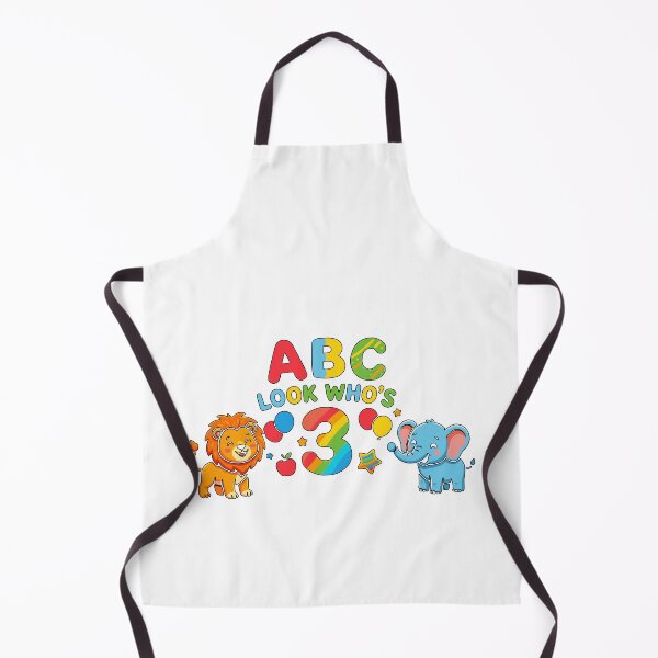 Item preview, abc look who's 3 birthday kid designed and sold by ArtDesignTp.