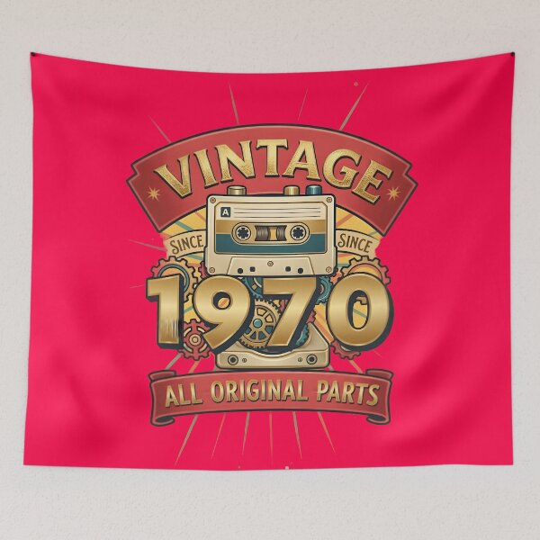 Item preview, Vintage 1970 All Original Parts Retro Cassette Design designed and sold by L&L.