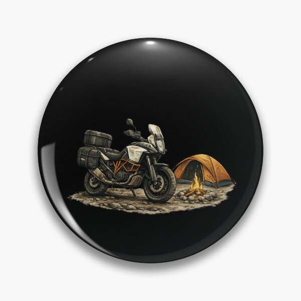 Item preview, Adventure Motorcycle Camping Outdoor Life designed and sold by ubeyeart.