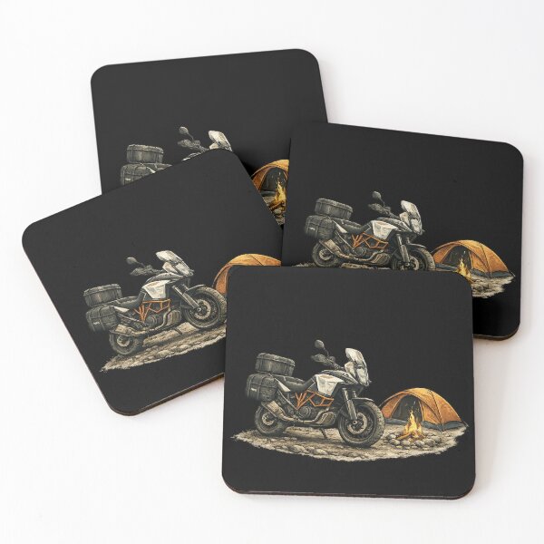 Item preview, Adventure Motorcycle Camping Outdoor Life designed and sold by ubeyeart.